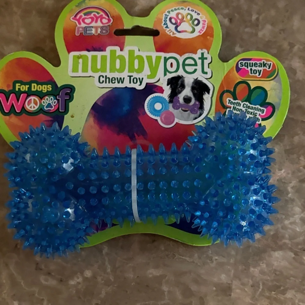 Yours Pets Blue and Orange Dog Chew Toys